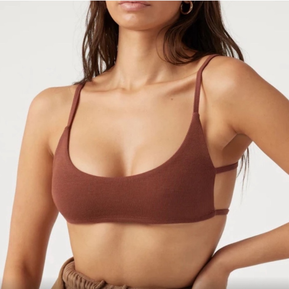 Joah Brown Seamless Brown Bra Intimates